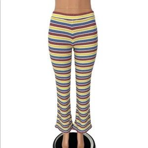 Zara Striped Flared Pant